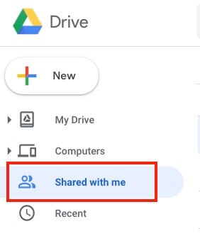 google drive shared sidebar smartsheet access